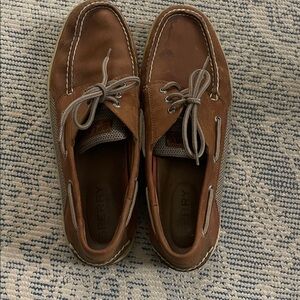 Sperry Men's Tan Leather Boat Shoes
